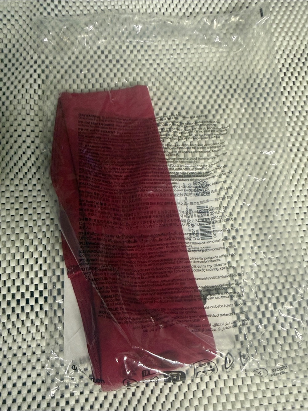 lululemon athletica red headband